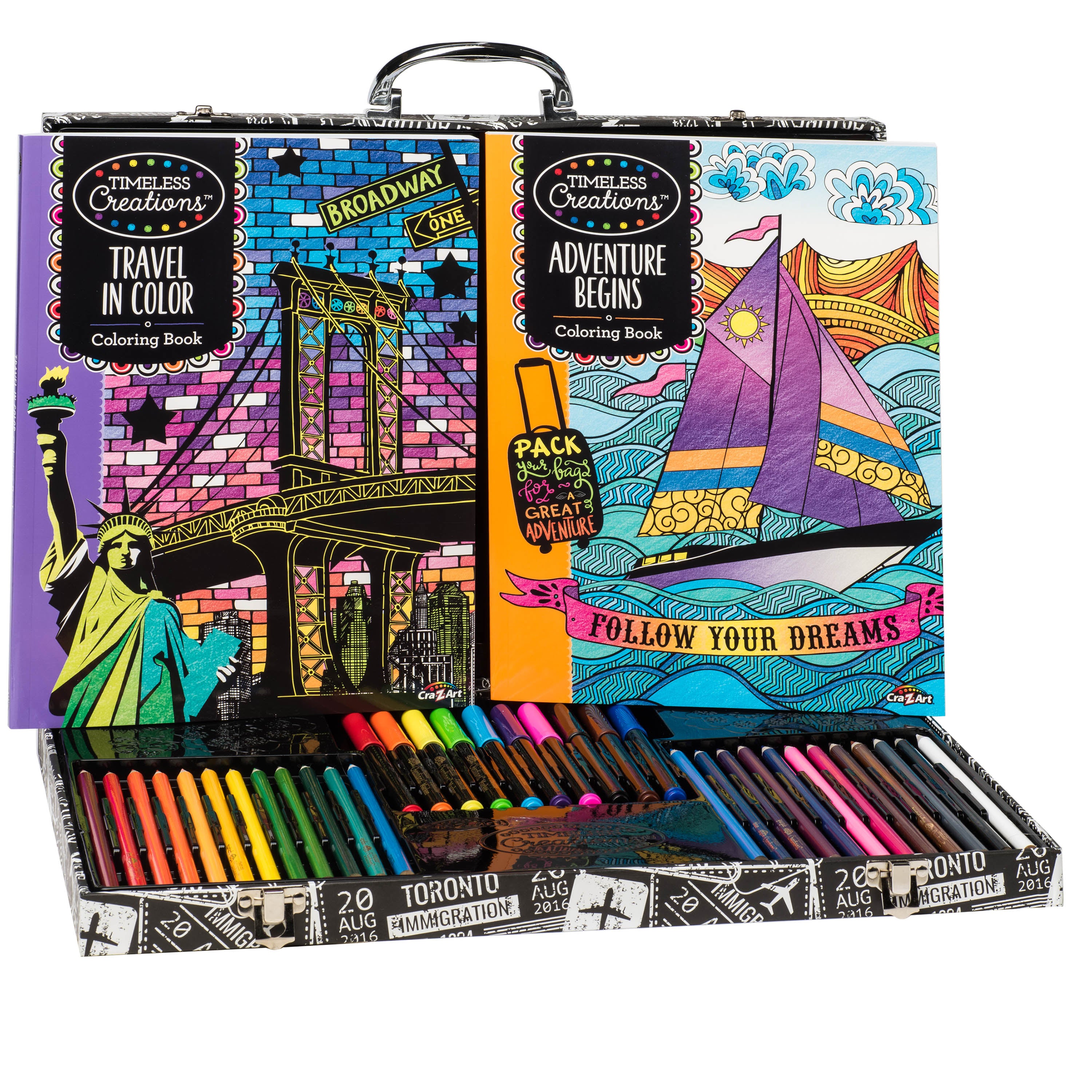 Timeless Creations The Art of Coloring, Coloring Studio with Case