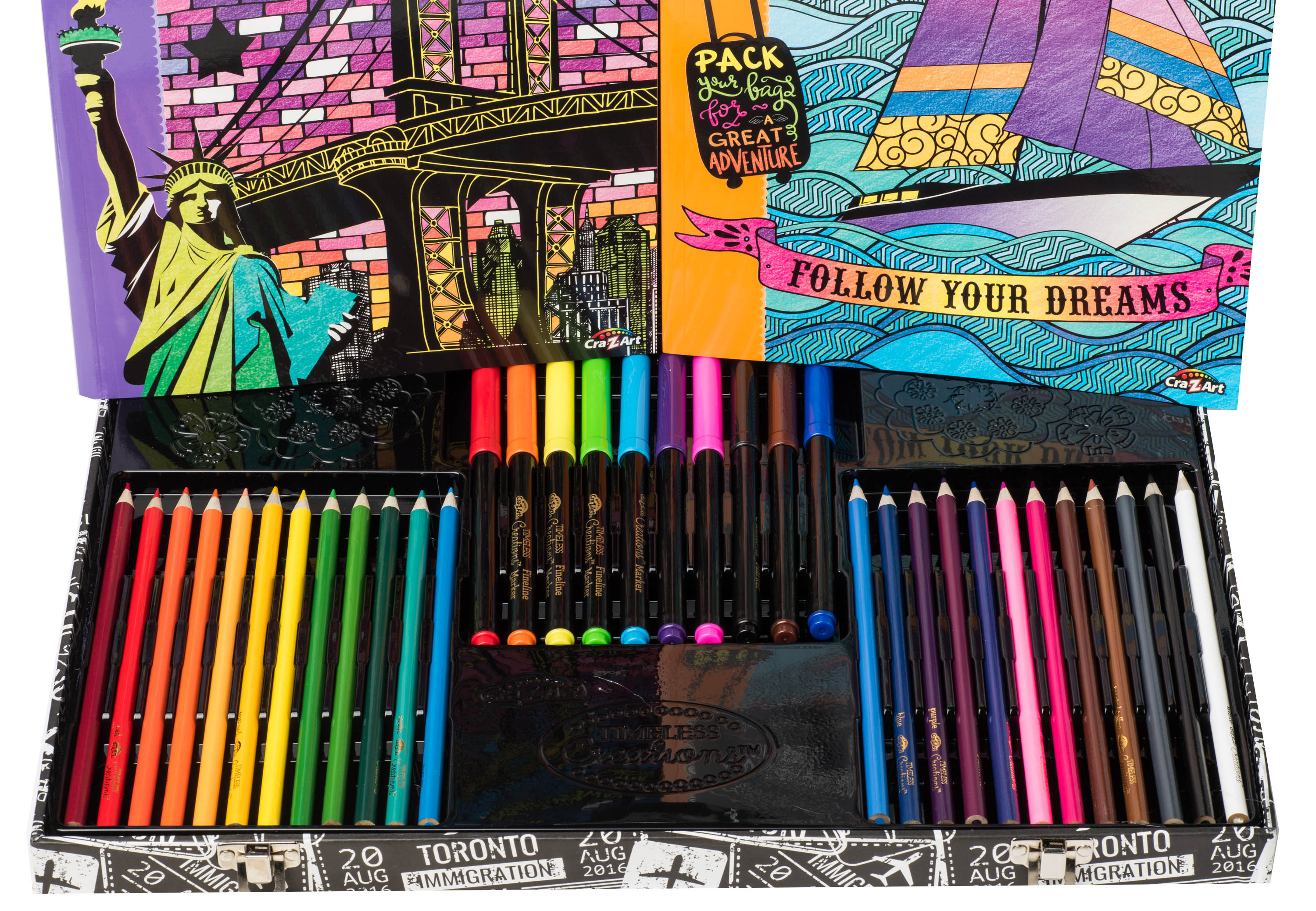 Timeless Creations The Art of Coloring, Coloring Studio with Case