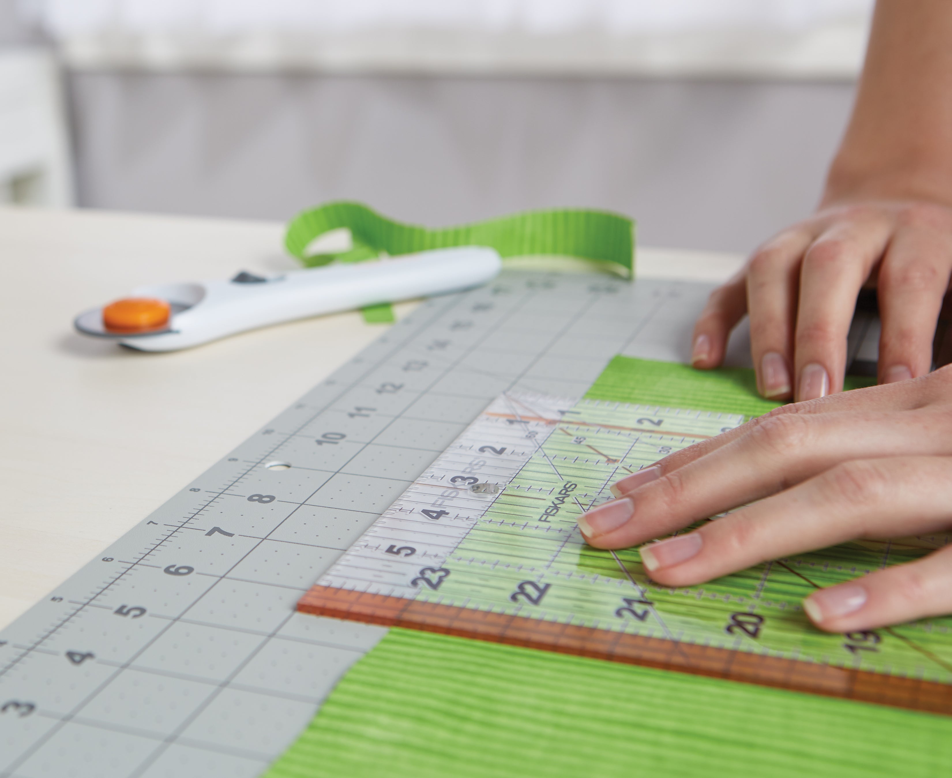 Rotary Fabric Sewing Cutting Set, 3 Pieces, Gray