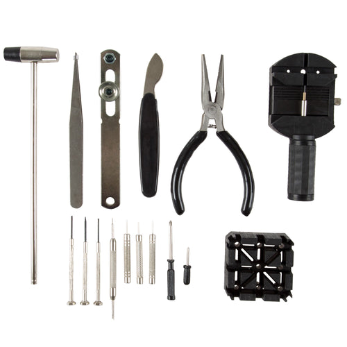 16-Piece Professional Watch Jewelry Repair Tool Kit